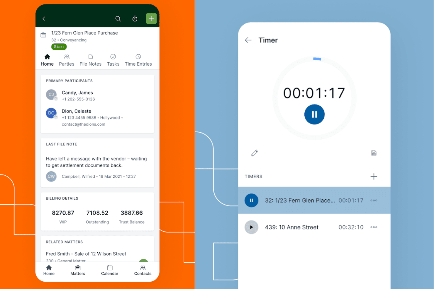 Actionstep screenshot