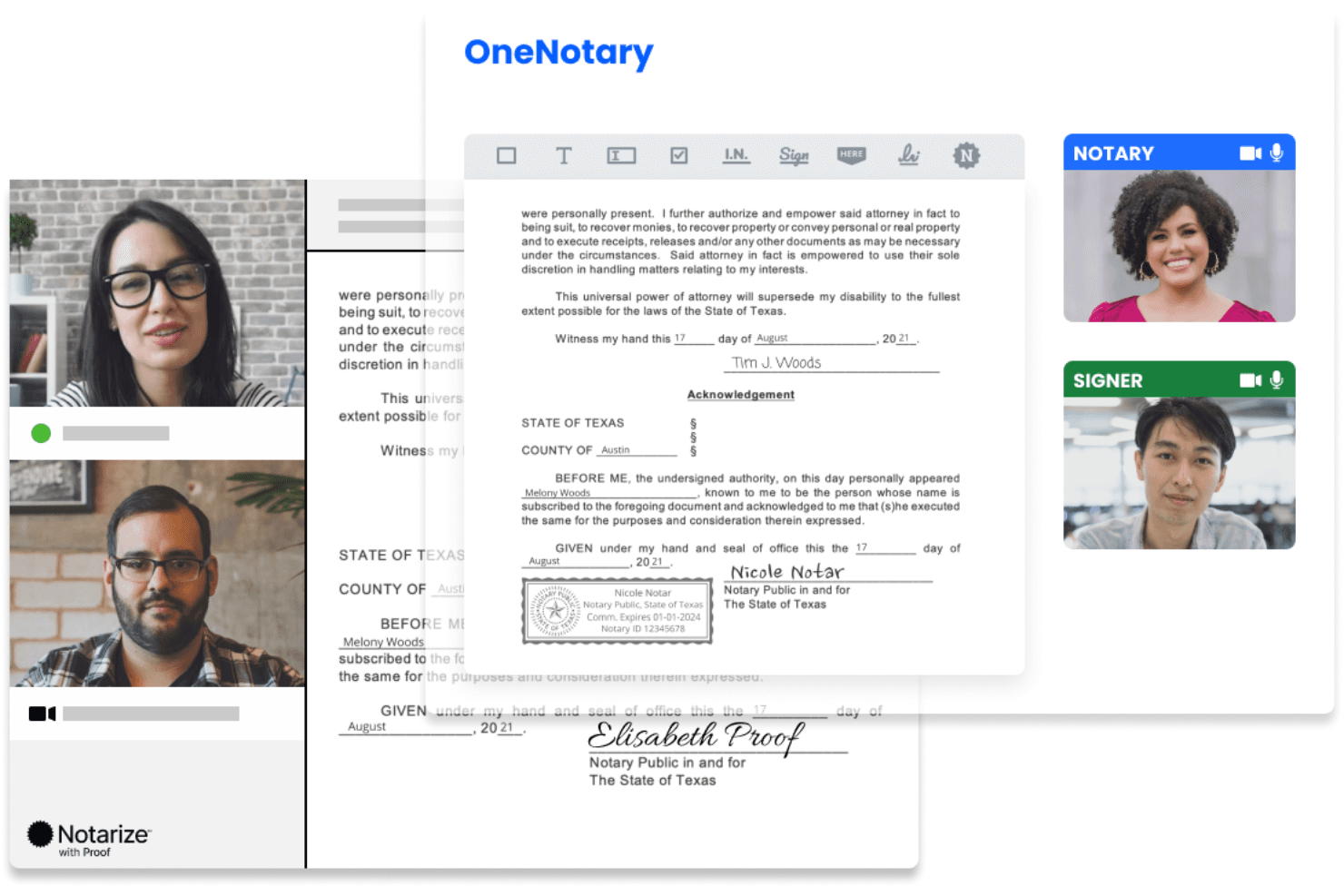 OneNotary screenshot