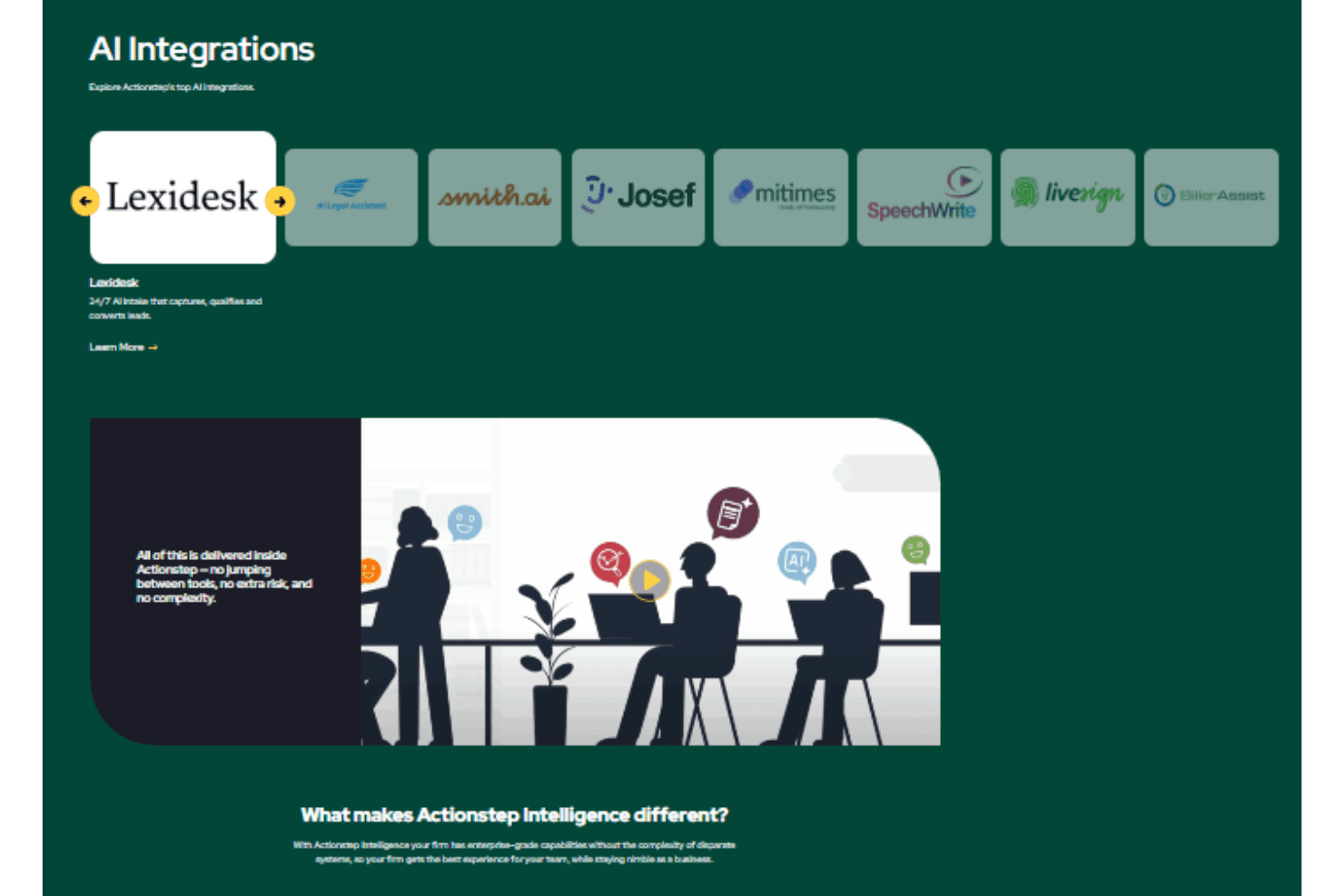 Actionstep screenshot