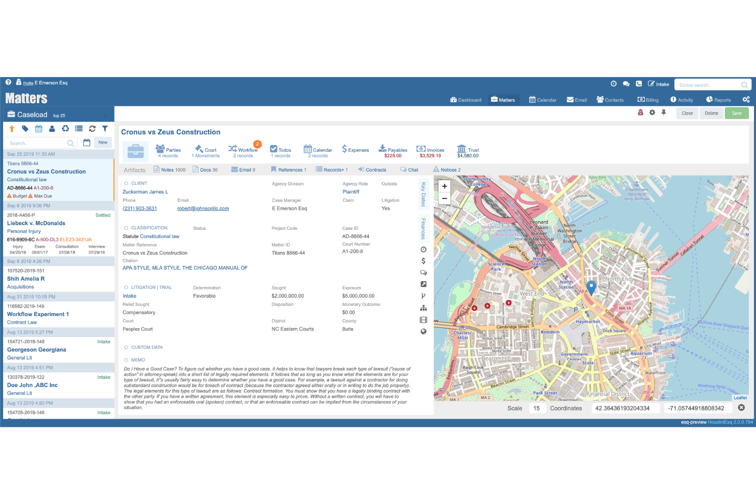 HoudiniESQ screenshot