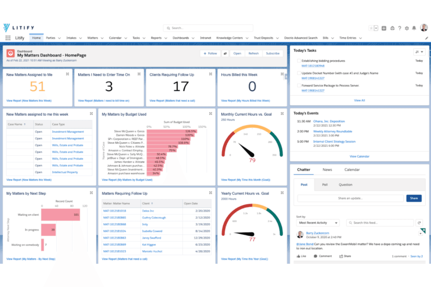 Litify screenshot