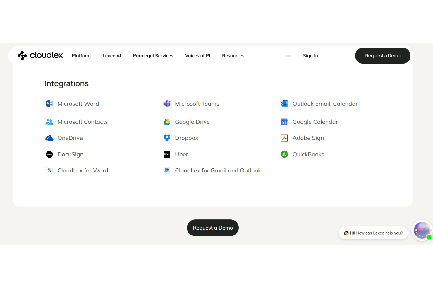 CloudLex screenshot