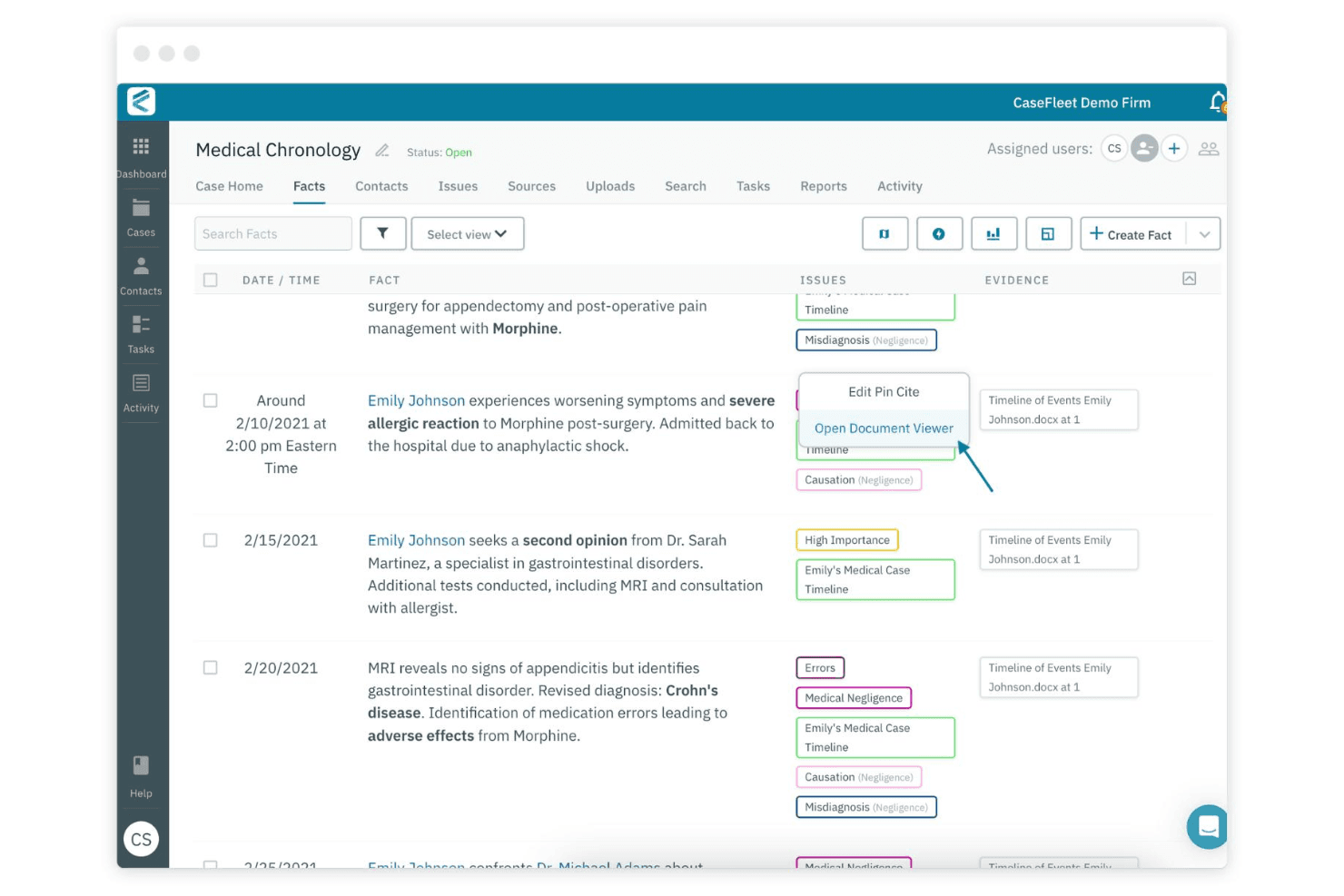 CaseFleet screenshot