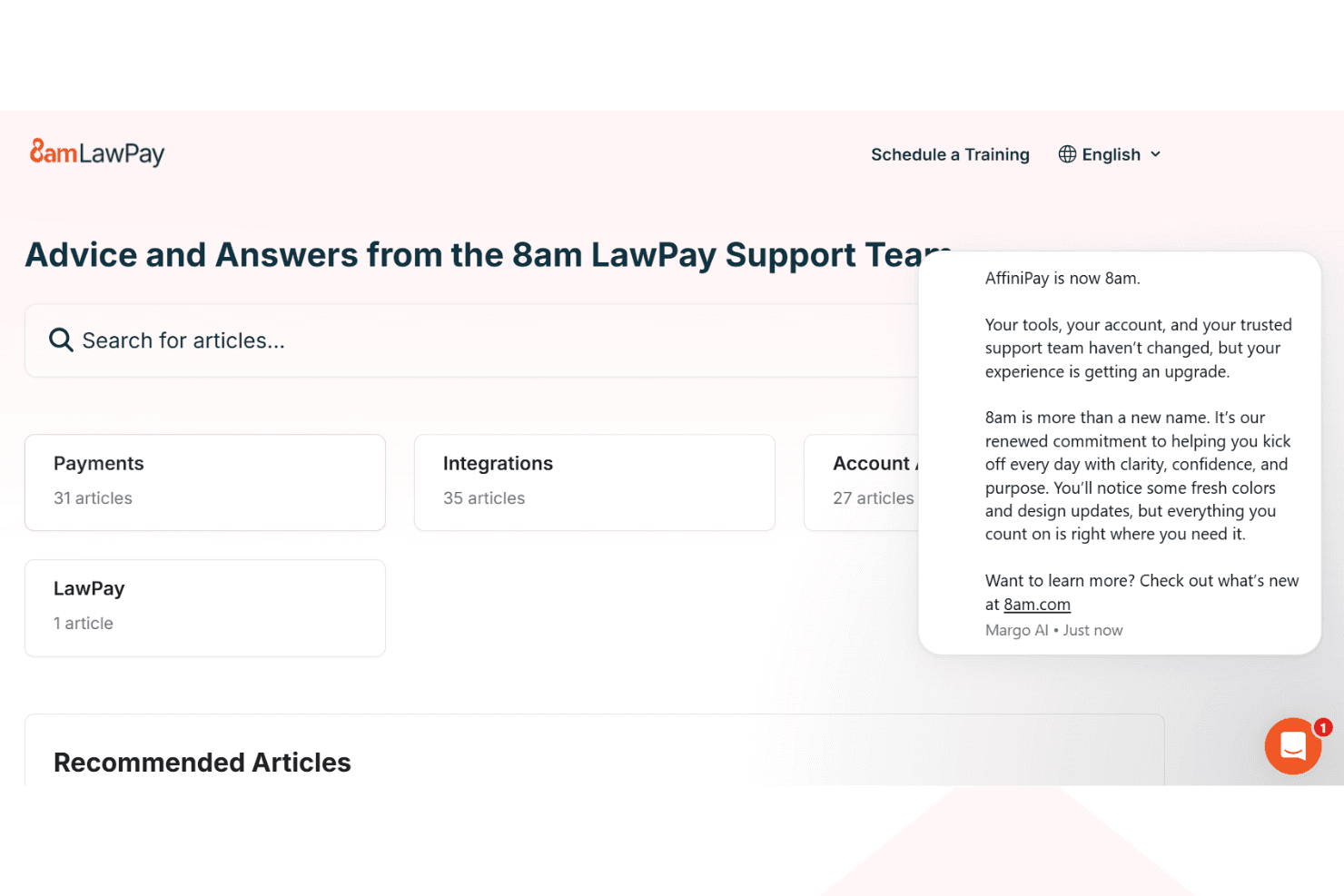 8am LawPay support center
