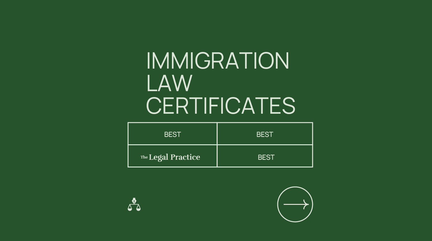 Immigration law certificates generic best of