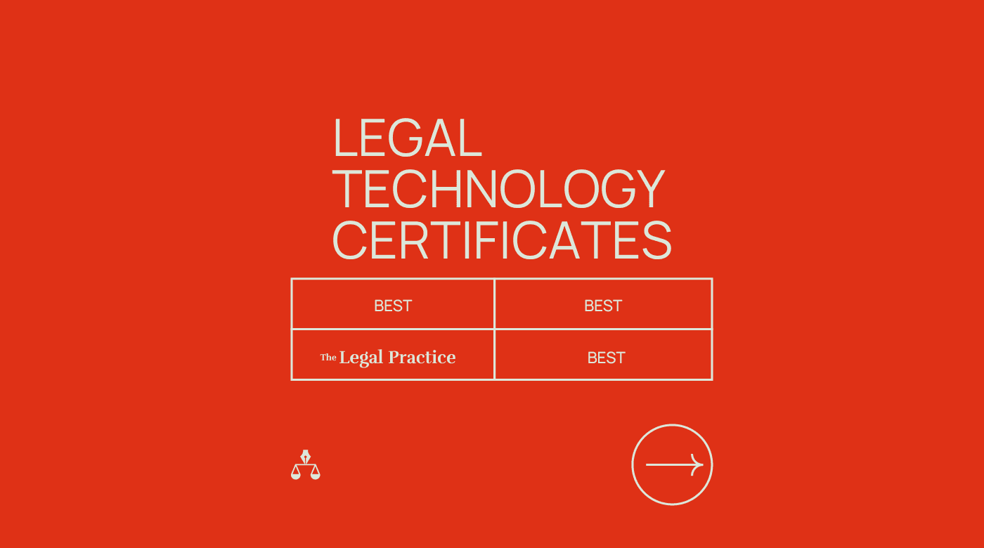 Legal technology certificates generic best of