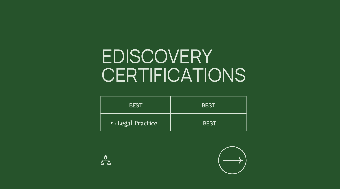 Ediscovery certifications generic best of 04985