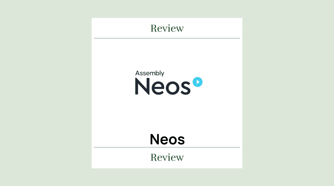 Neos Product Review 37116