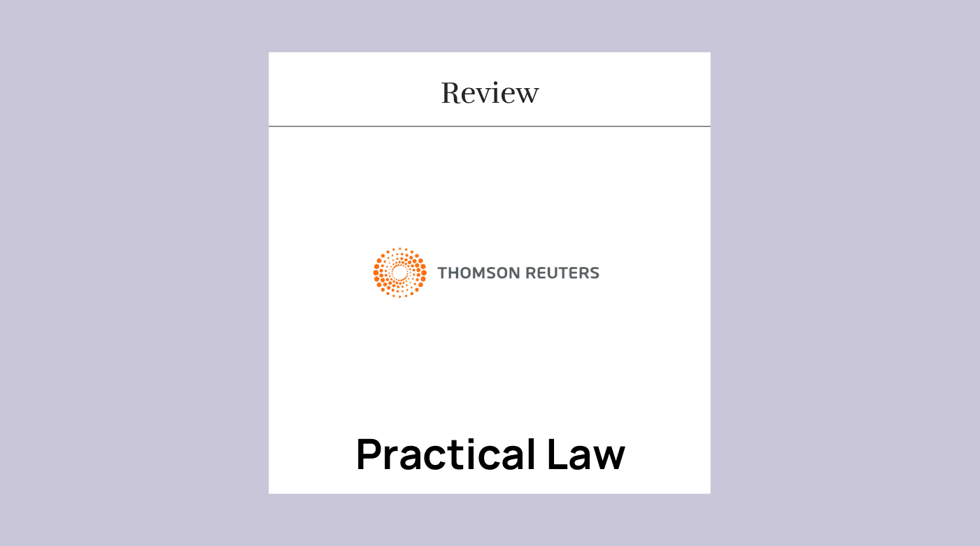 Practical law Product Review 85946