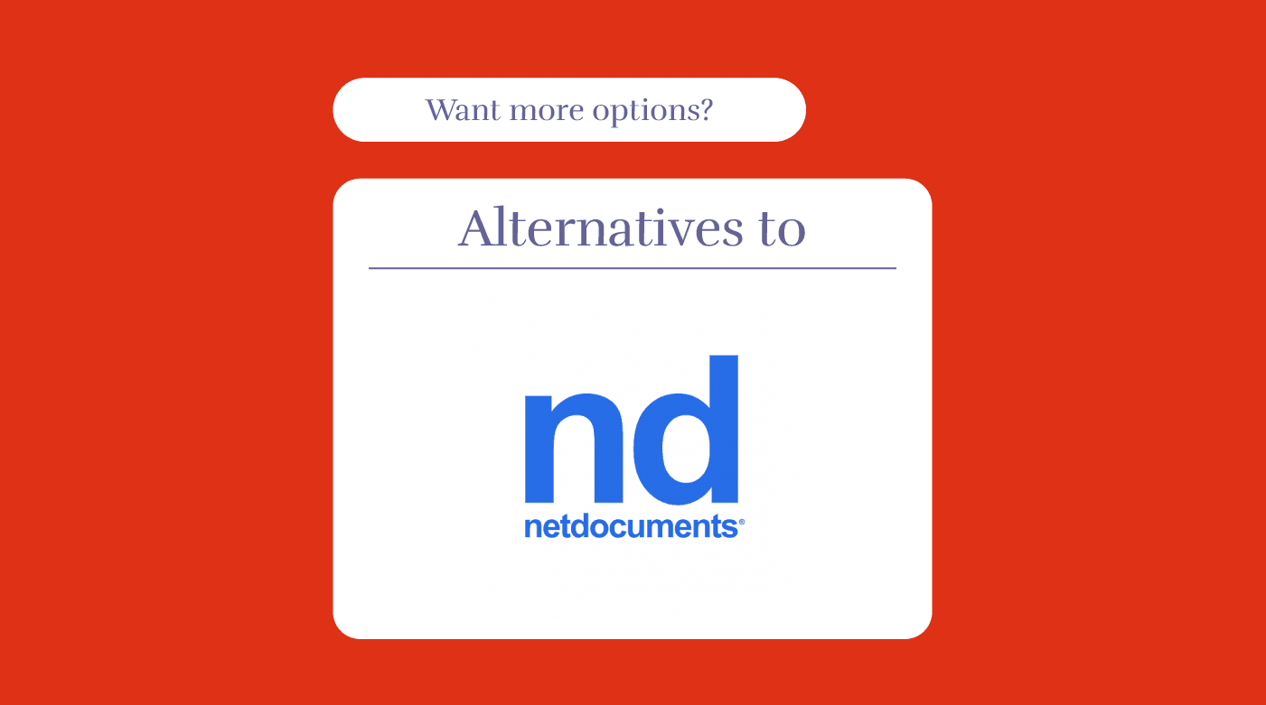 Netdocuments Alternatives 87436