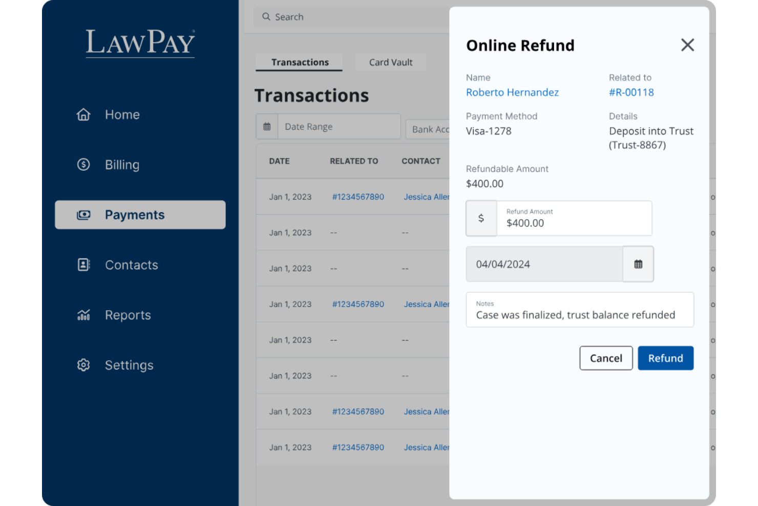 screenshot - LawPay Review 2026: Pros, Cons, Features and Pricing