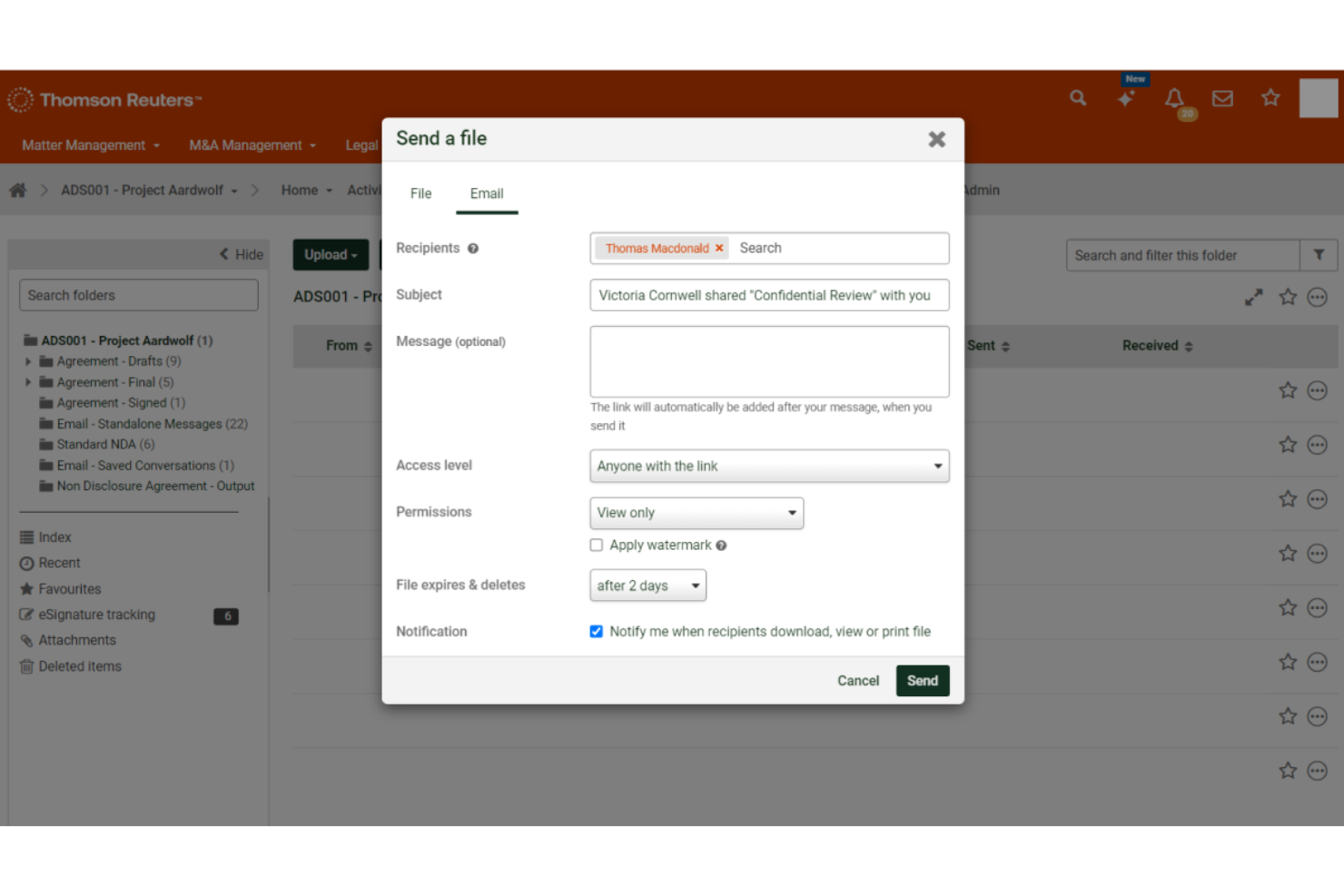 screenshot - HighQ Review 2026: Pros, Cons, Features, and Pricing