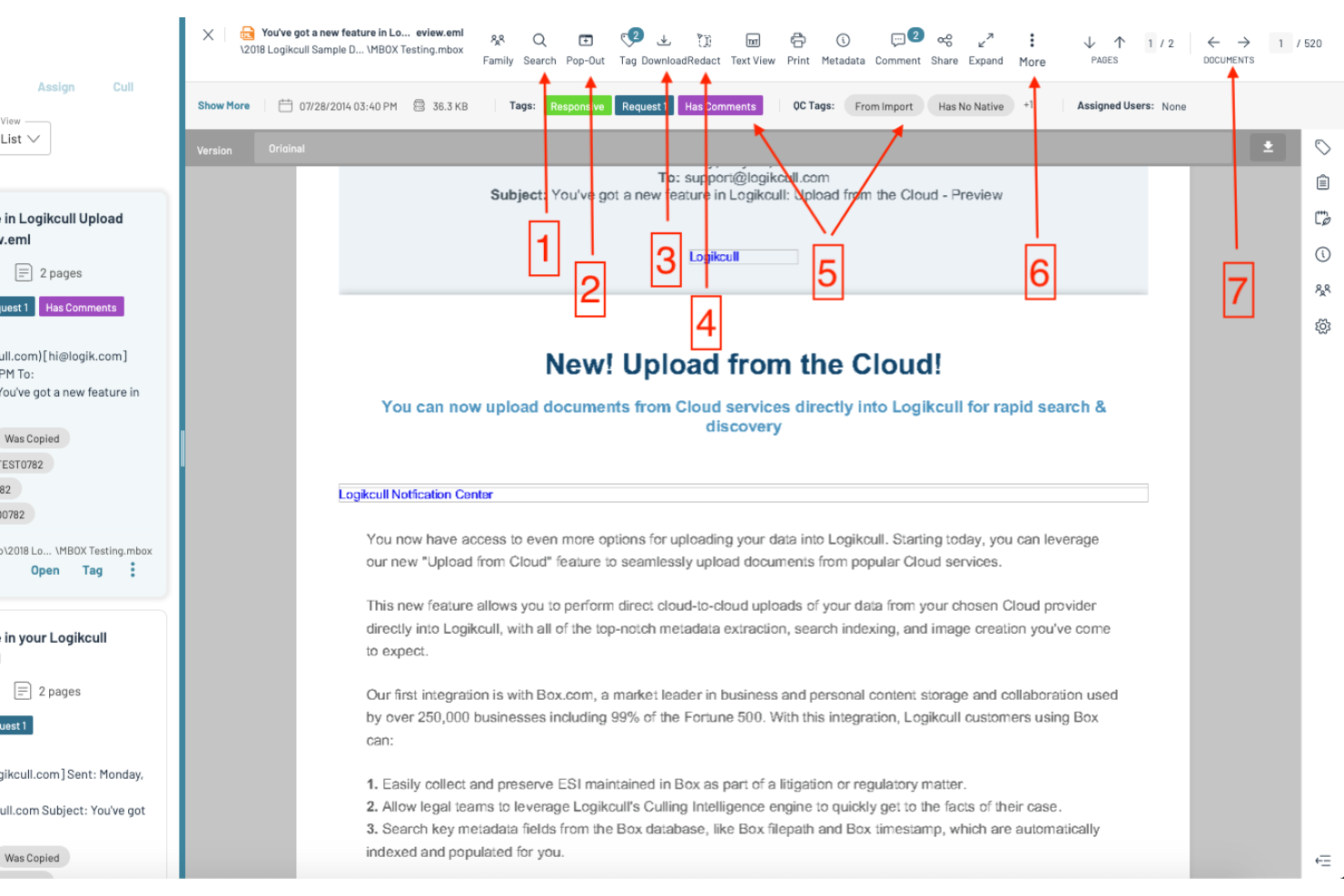 screenshot - Logikcull Review 2026: Pros, Cons, Features and Pricing