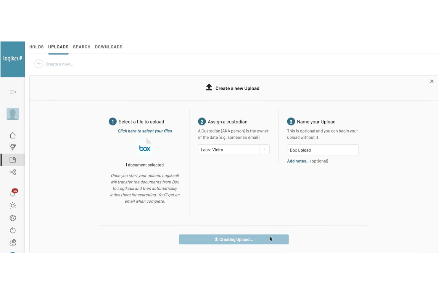 screenshot - Logikcull Review 2026: Pros, Cons, Features and Pricing