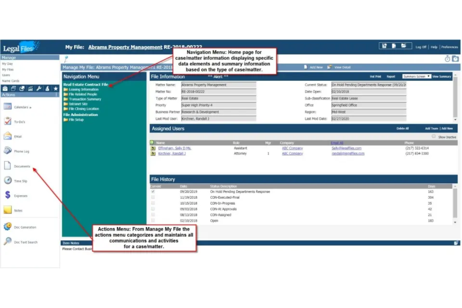 screenshot - Legal Files Review 2026: Pros, Cons, Features and Pricing