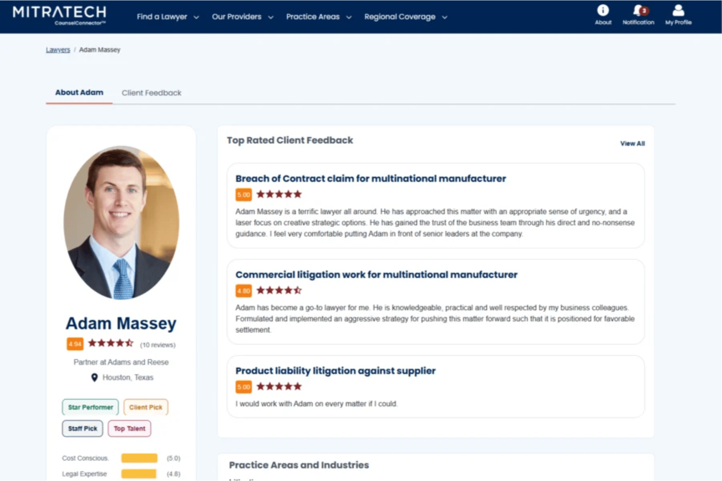 Mitratech streamlines legal case, matter, and workflow management.