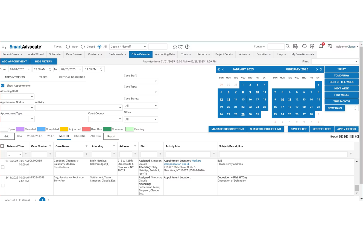 screenshot - SmartAdvocate Review 2026: Pros, Cons, Features and Pricing