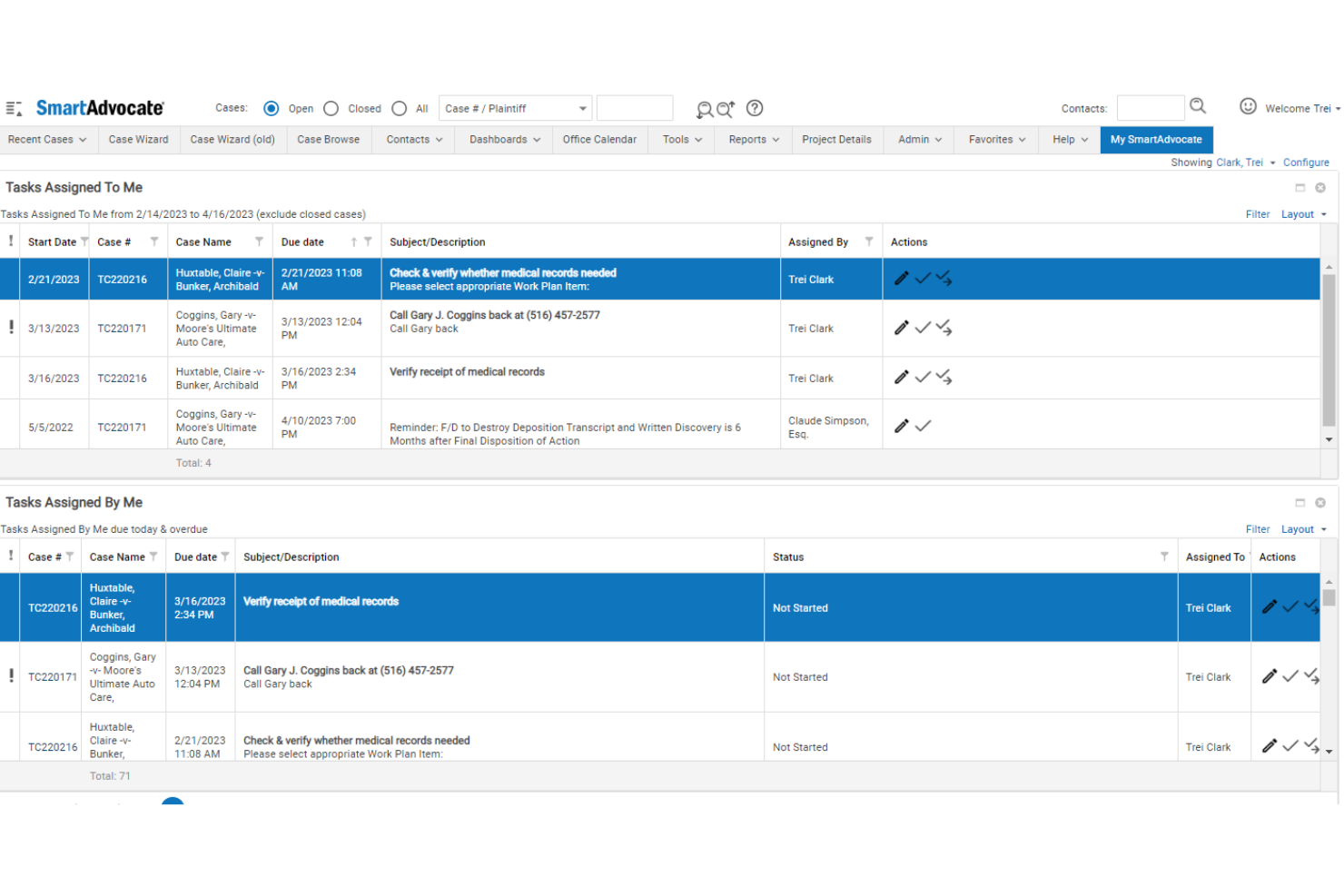screenshot - SmartAdvocate Review 2026: Pros, Cons, Features and Pricing