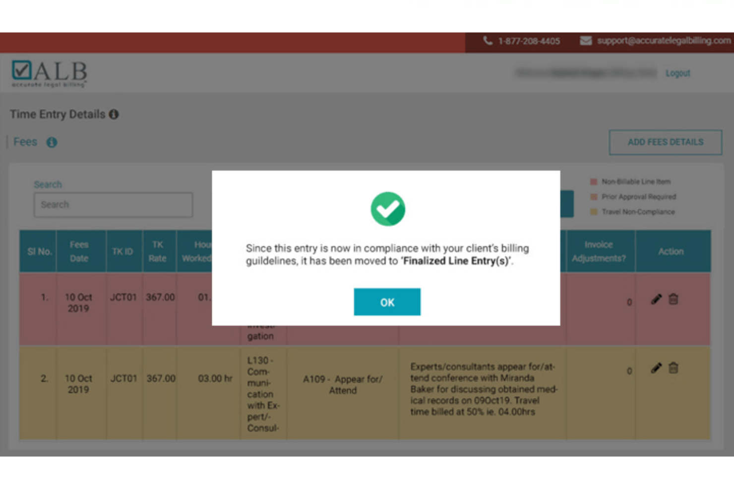 screenshot - Accurate Legal Billing Test 2026: Funktionen, Vorteile, Nachteile und Preise