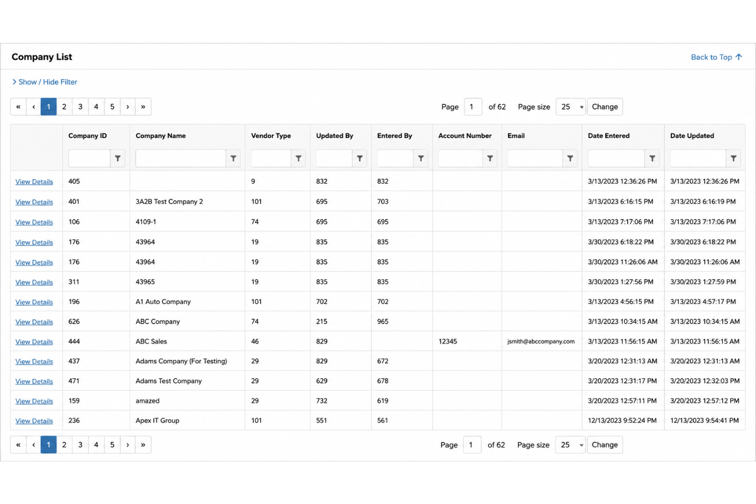 CobbleStone vendor management dashboard