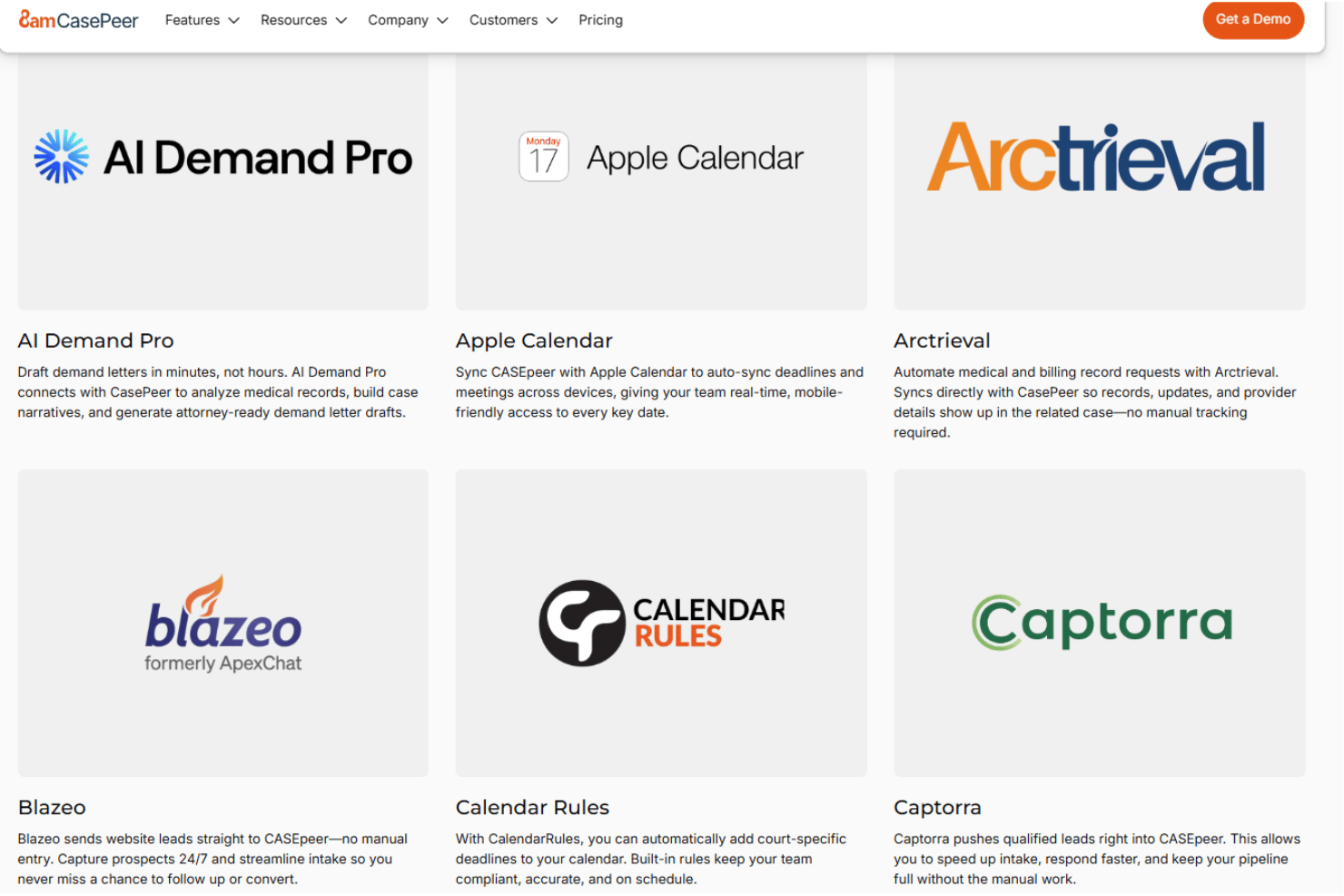 screenshot - CasePeer Review 2026: Pros, Cons, Features, and Pricing