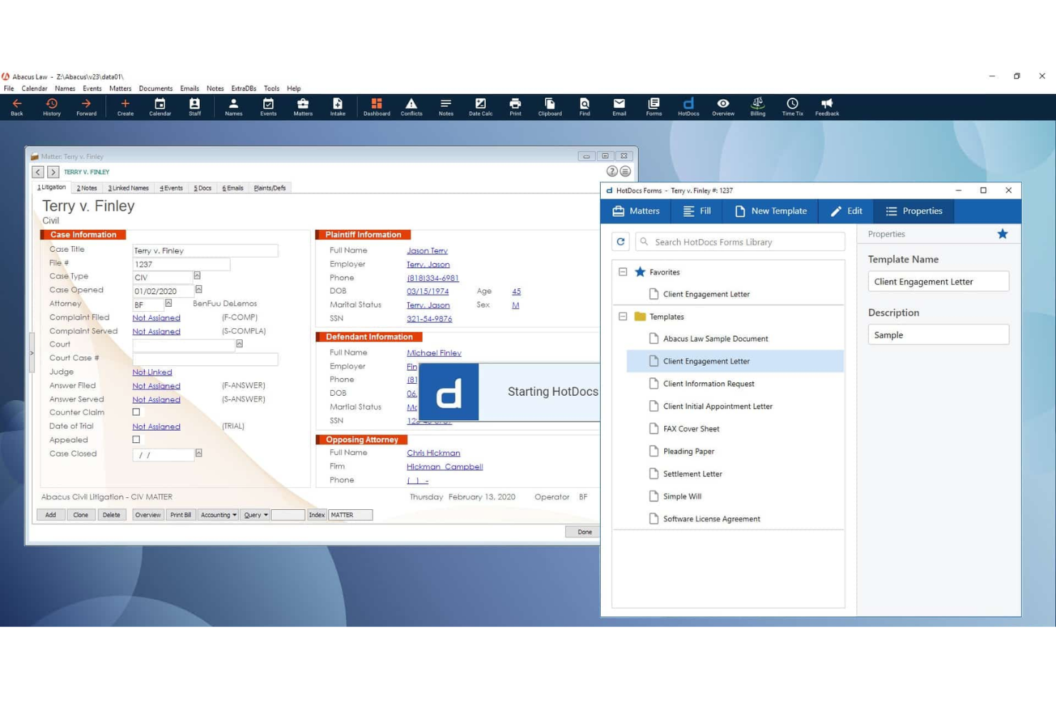 screenshot - AbacusLaw Review 2026: Pros, Cons, Features, and Pricing