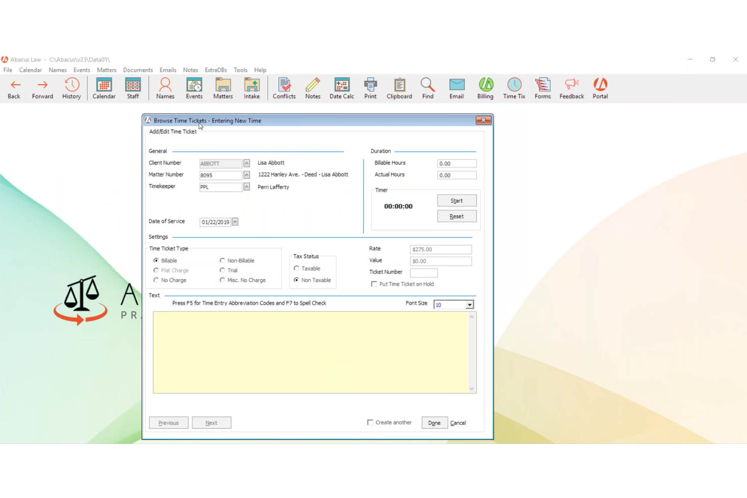 screenshot - AbacusLaw Review 2026: Pros, Cons, Features, and Pricing