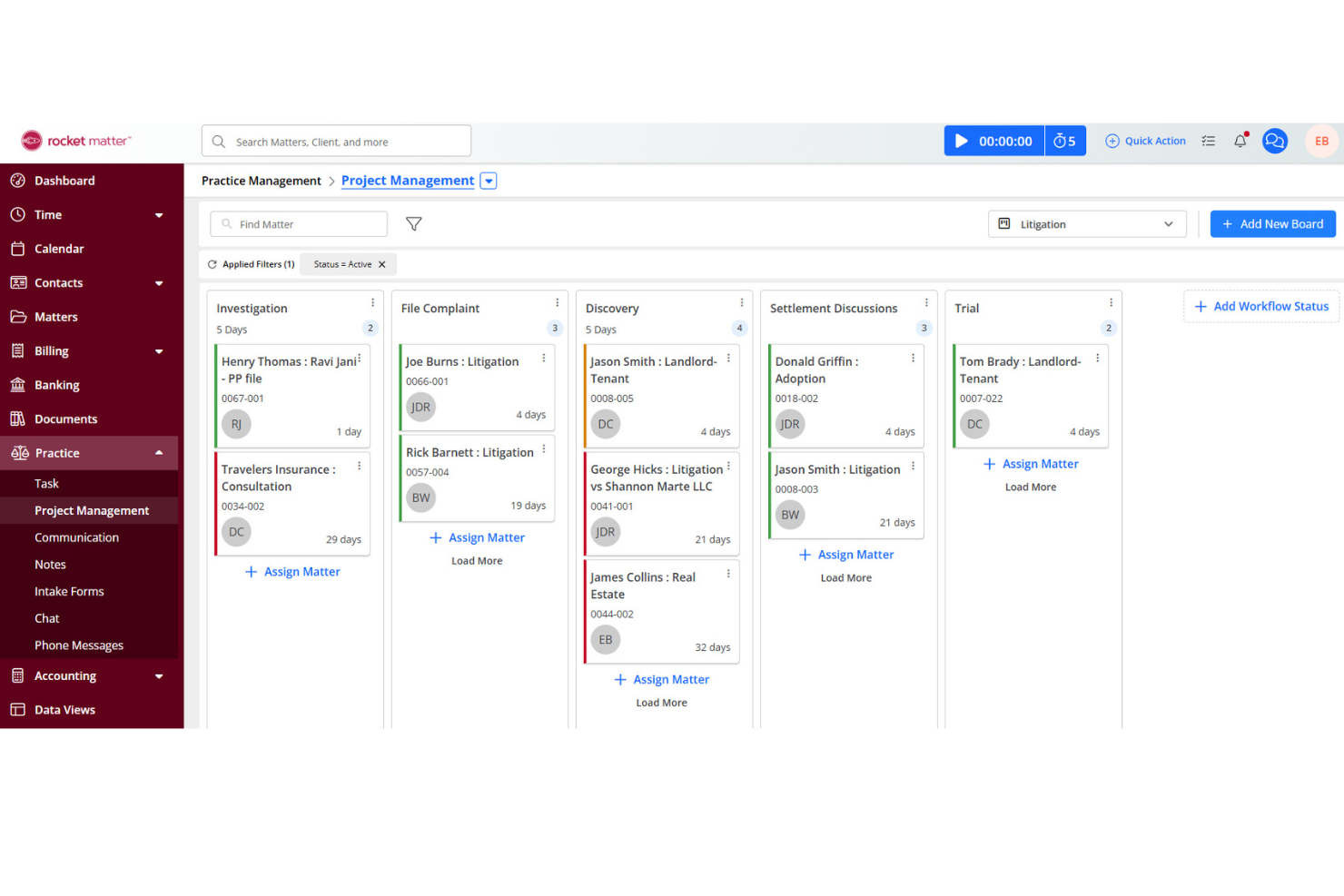 screenshot - Rocket Matter Review 2026: Pros, Cons, Features and Pricing
