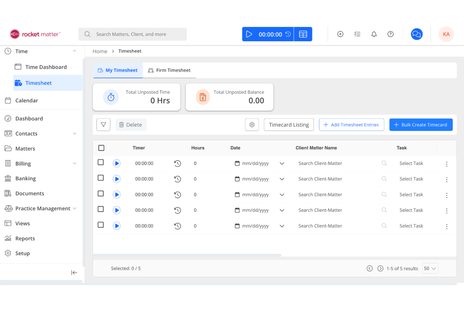 screenshot - Rocket Matter Review 2026: Pros, Cons, Features and Pricing