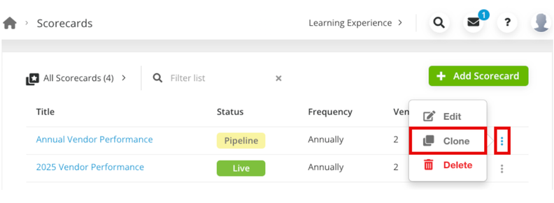 Gatekeeper Adds Scorecard Cloning