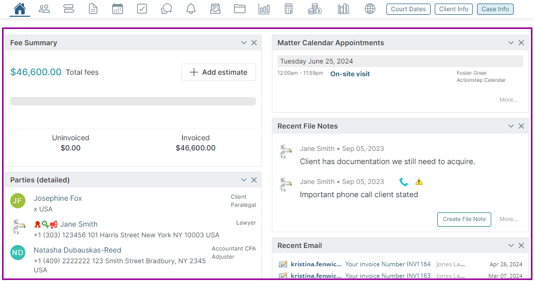 screenshot - Actionstep Review: Pros, Cons, Features & Pricing