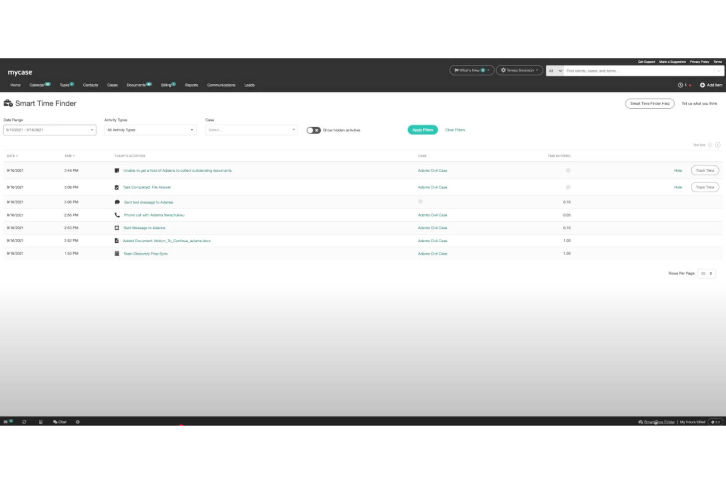 screenshot - MyCase Review: Pros, Cons, Features & Pricing