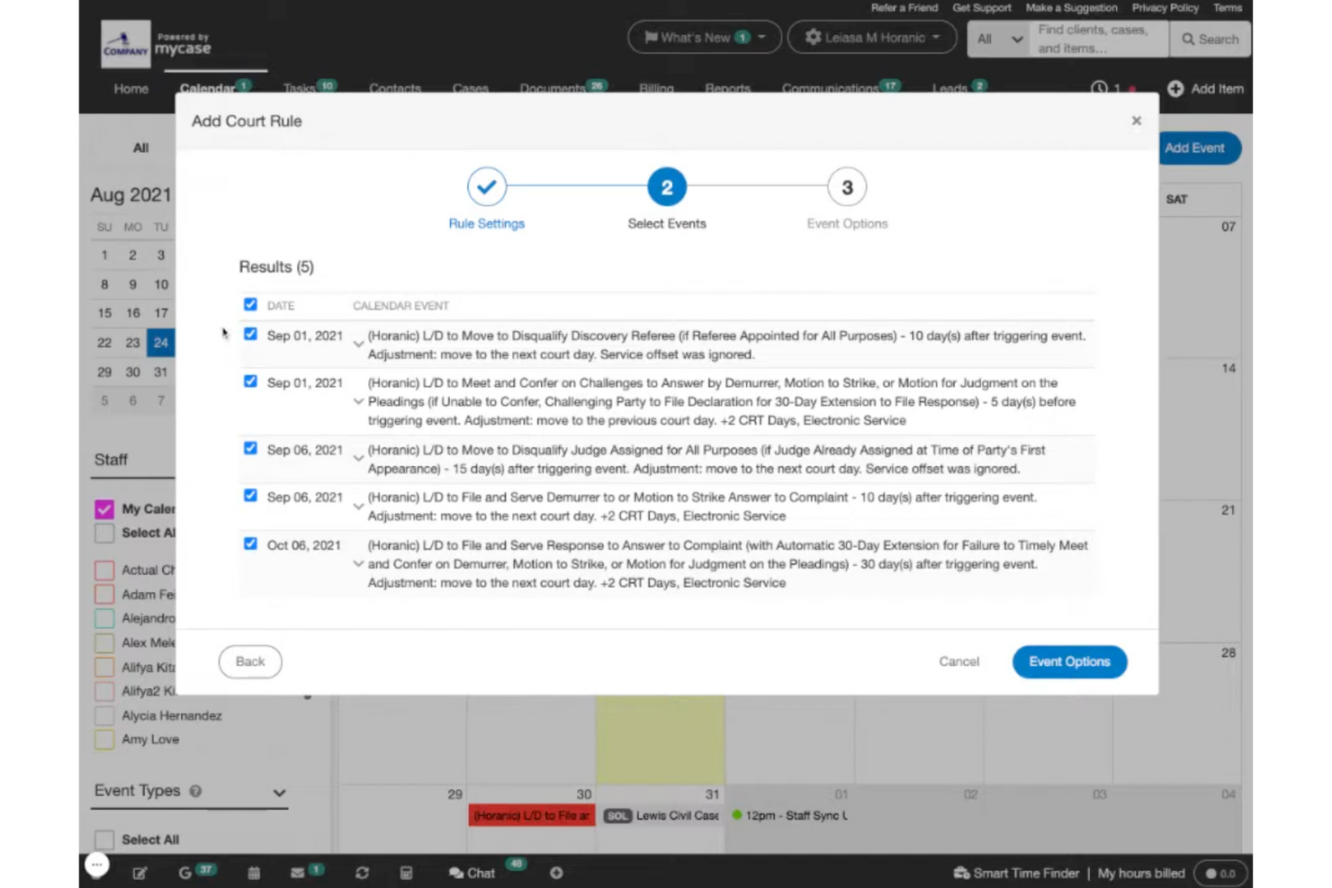 screenshot - MyCase Review: Pros, Cons, Features & Pricing