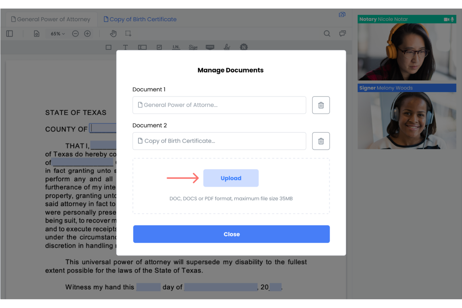 screenshot - OneNotary Review: Pros, Cons, Features, and Pricing Explained