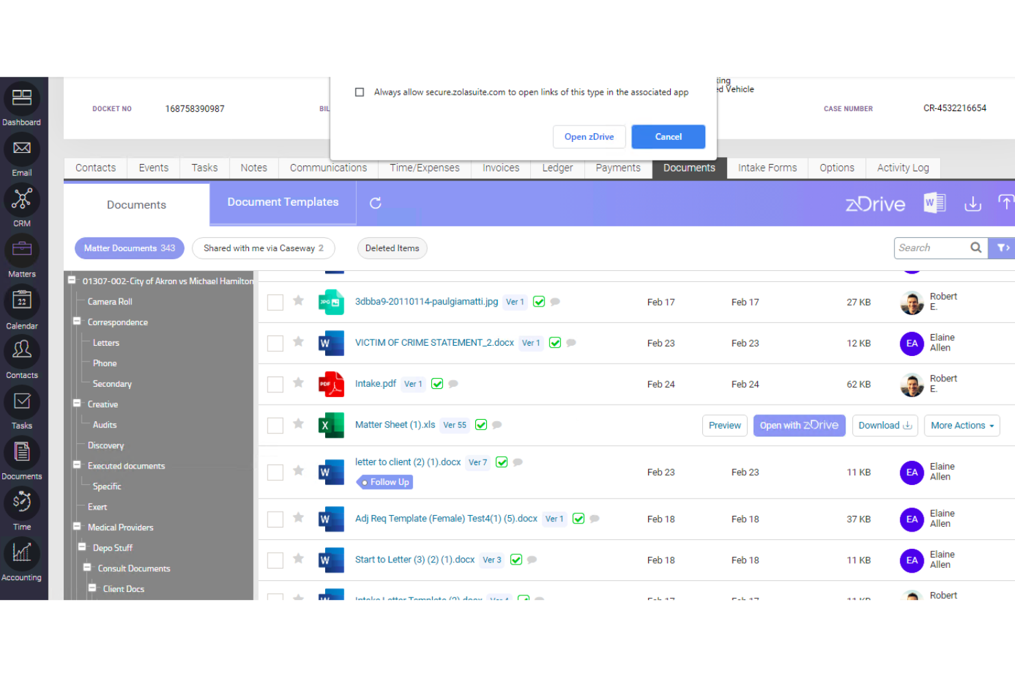 screenshot - Caret Legal Review 2026:Pros, Cons, Features and Pricing