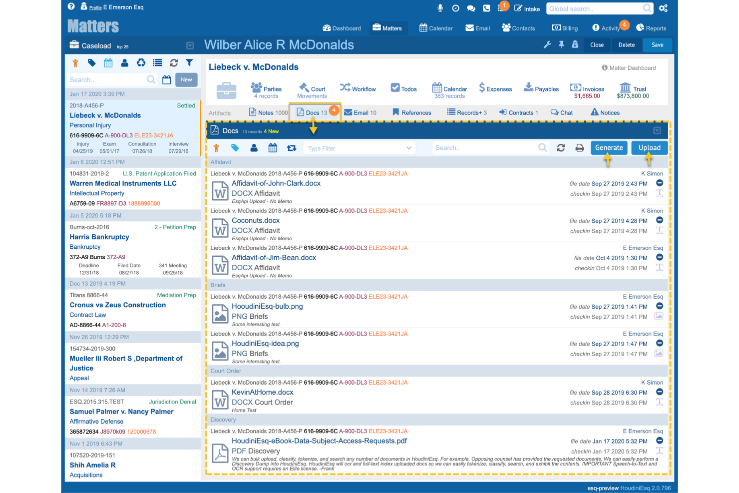 screenshot - HoudiniEsq Review 2026: Pros, Cons, Features and Pricing