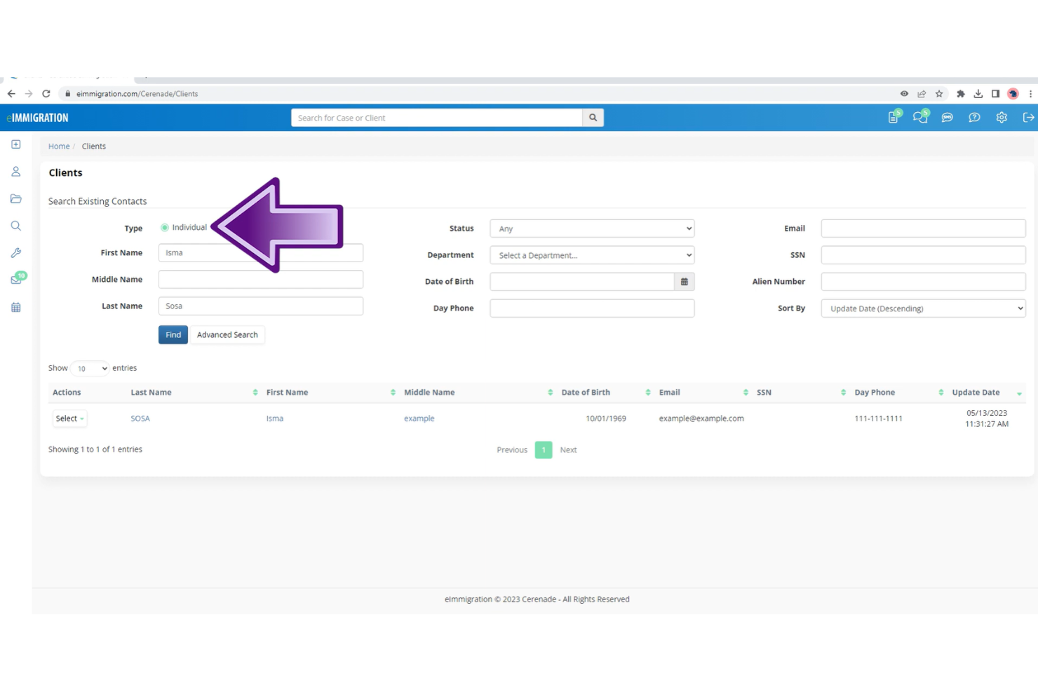 screenshot - Cerenade eimmigration Review 2026:Pros, Cons, Features and Pricing
