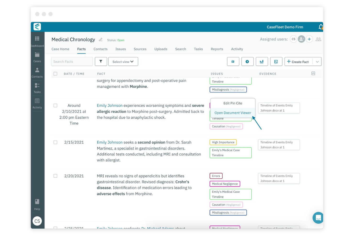 screenshot - Casefleet Review: Pros, Cons, Features, and Pricing Explained