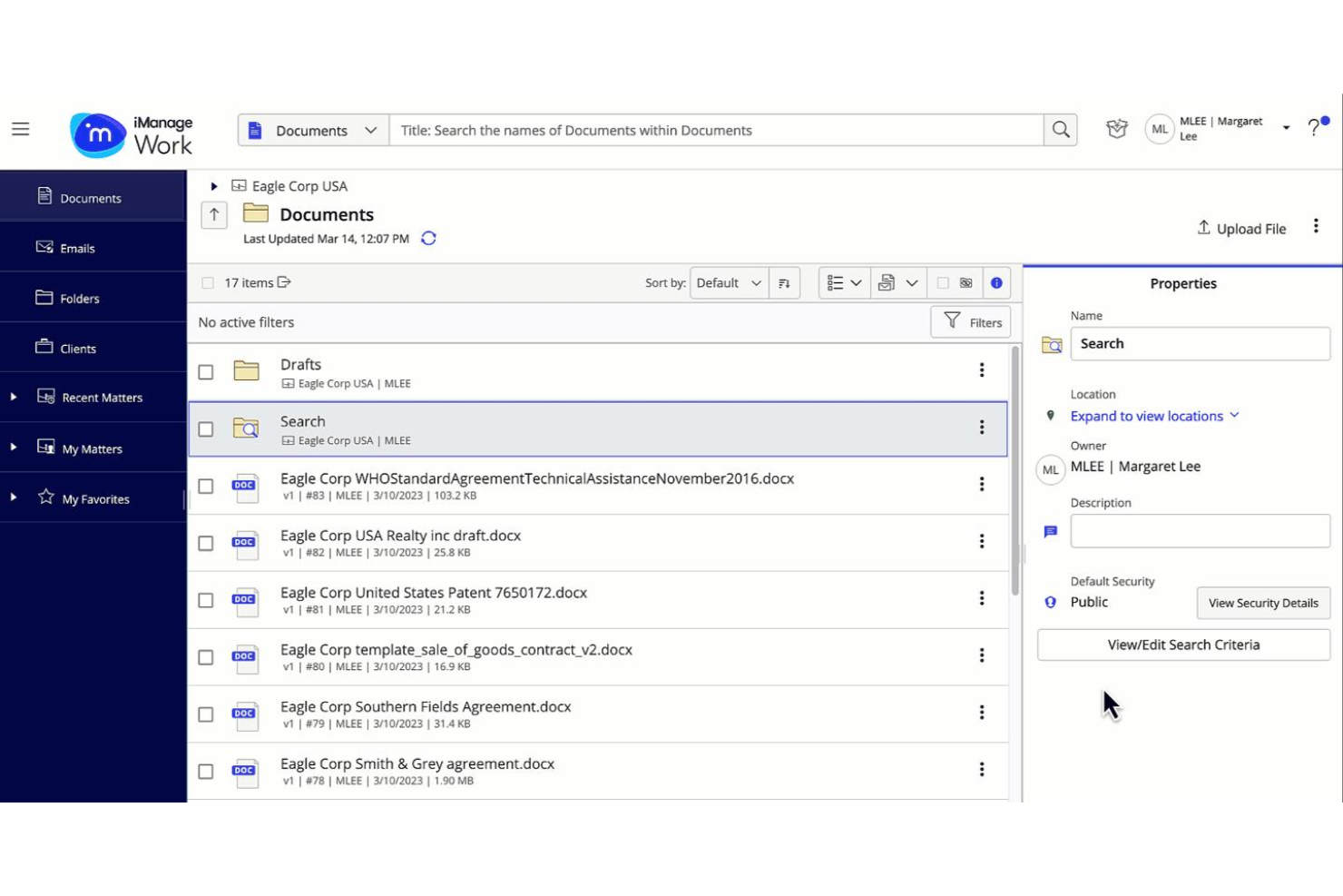 screenshot - iManage Review: Pros, Cons, Features, and Pricing Explained