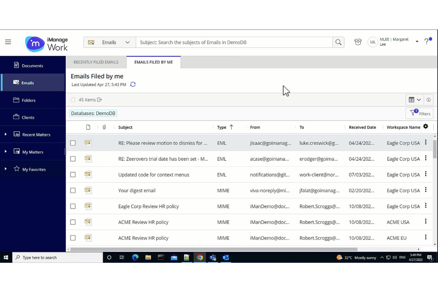 screenshot - iManage Review: Pros, Cons, Features, and Pricing Explained