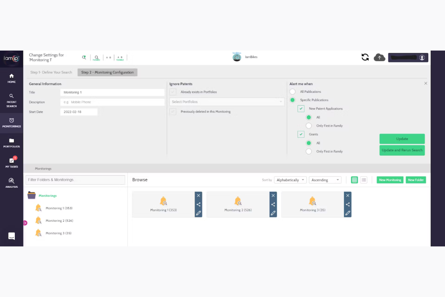 IAMIP Platform screenshot - 13 Beste Markenverwaltungs-Software im Test 2026