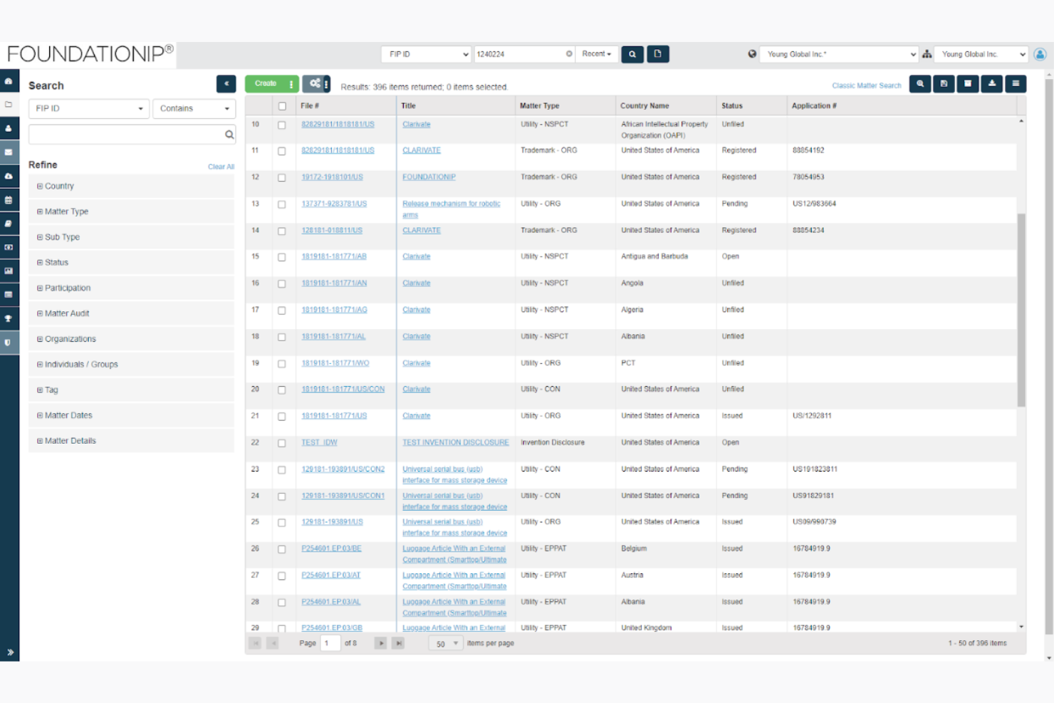 Clarivate screenshot - 23 Meilleurs Logiciels de Gestion des Dossiers de Marques Passés en Revue en 2026