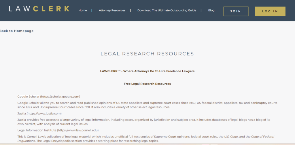 Lawclerk screenshot - 10 beste kostenlose Werkzeuge für juristische Recherche im Jahr 2026