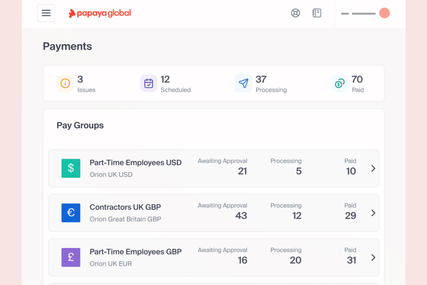 Papaya Global screenshot - 10 Mejores Servicios de Empleador de Registro en 2026