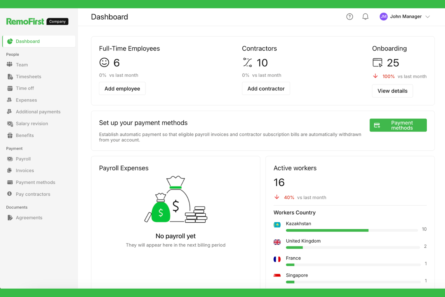 RemoFirst screenshot - 10 Mejores Servicios de Empleador de Registro en 2026