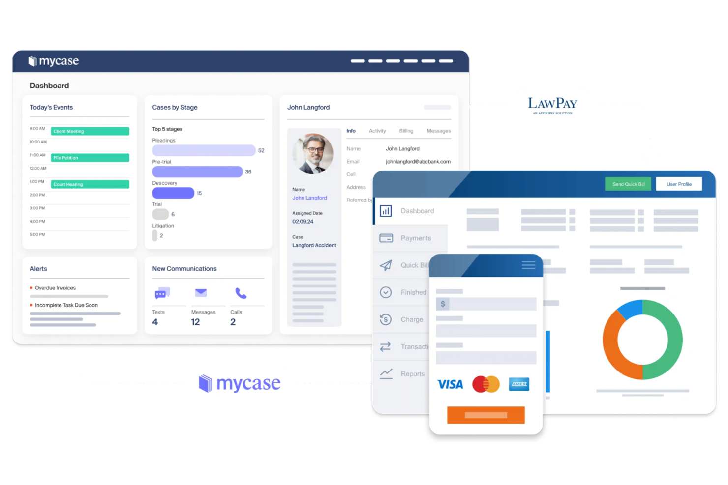 MyCase screenshot - I 10 Migliori Software per la Pianificazione degli Appuntamenti Legali 2026