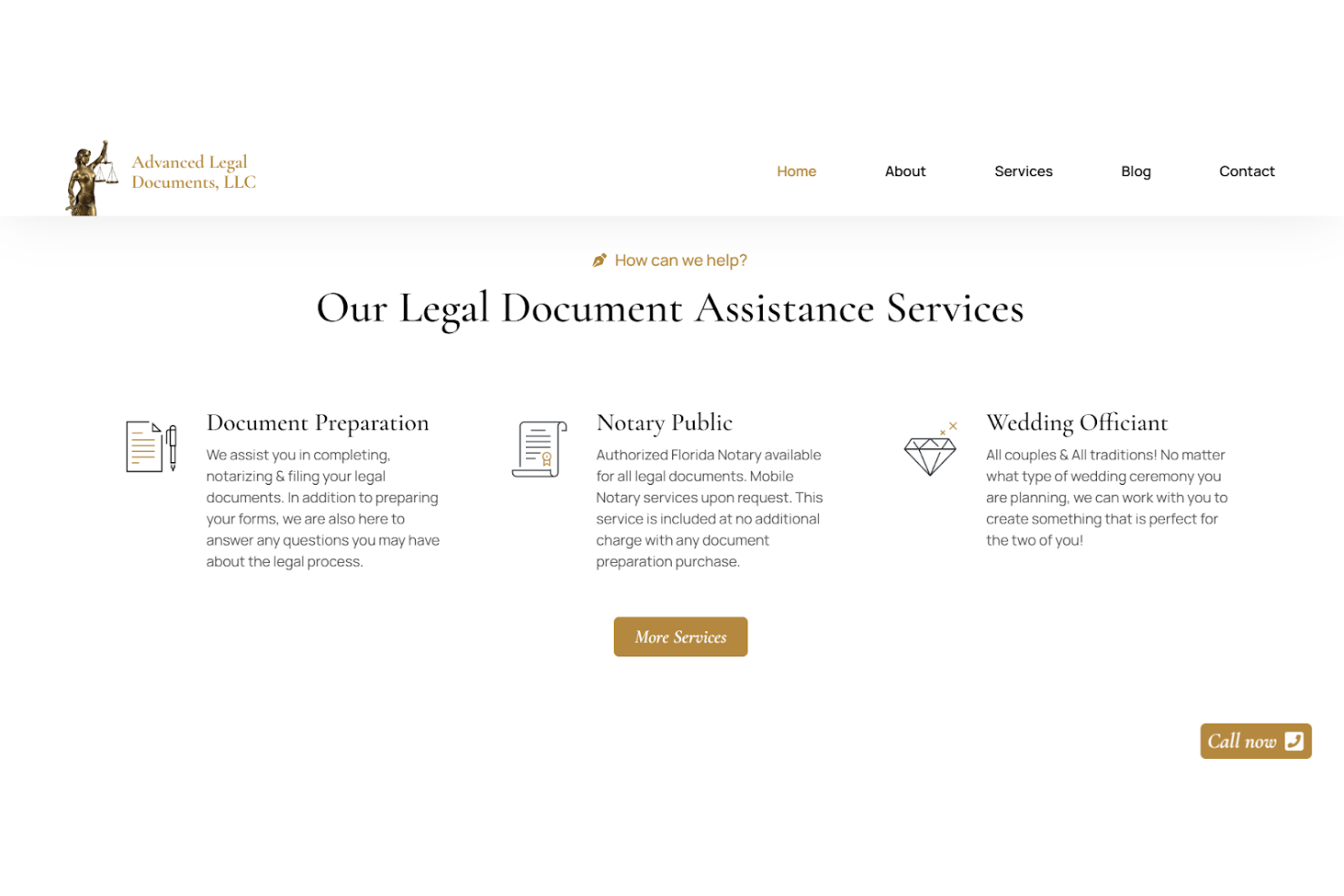 Advanced Legal Documents, LLC screenshot - 10 Migliori Servizi di Documenti Legali Recensiti nel 2026