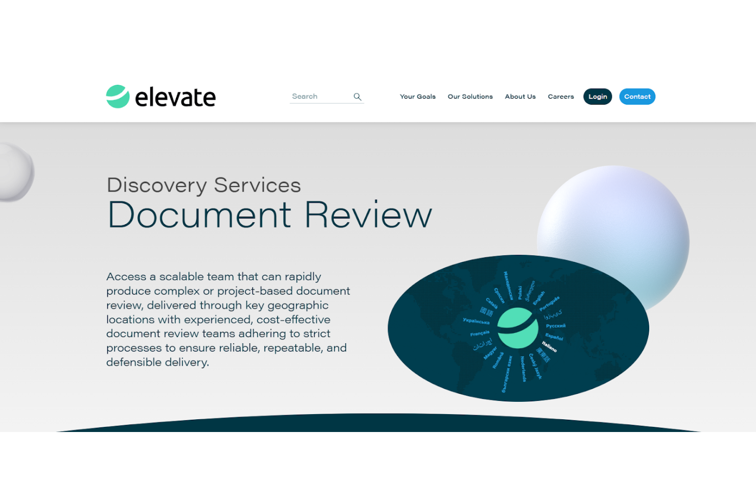 Elevate screenshot - 10 migliori servizi di revisione di documenti legali recensiti nel 2026