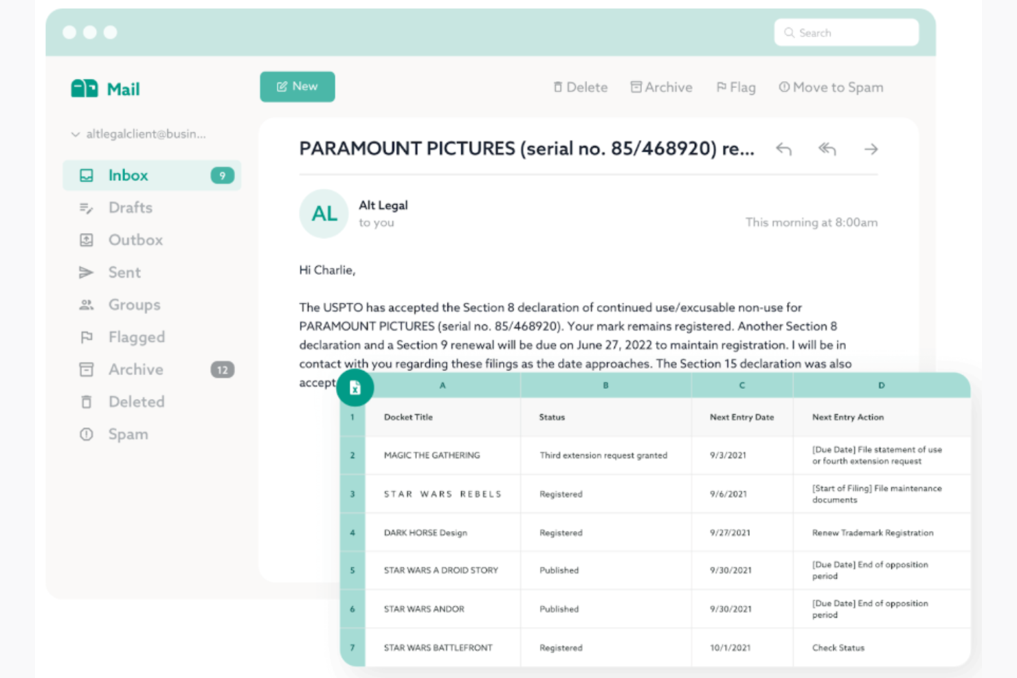 Alt Legal screenshot - 10 Mejores Programas para Gestión de Cartas Patentes Revisados en 2026