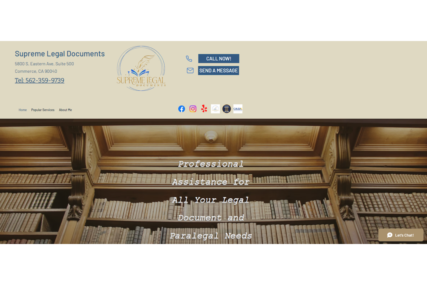 Supreme Legal Documents screenshot - 10 mejores servicios de preparación de documentos legales en 2026